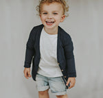 Load image into Gallery viewer, Mommy&amp;Me Navy Cardigan
